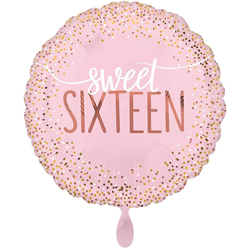 Sweet 16Th Birthday Blush Foil Balloon 18Inches