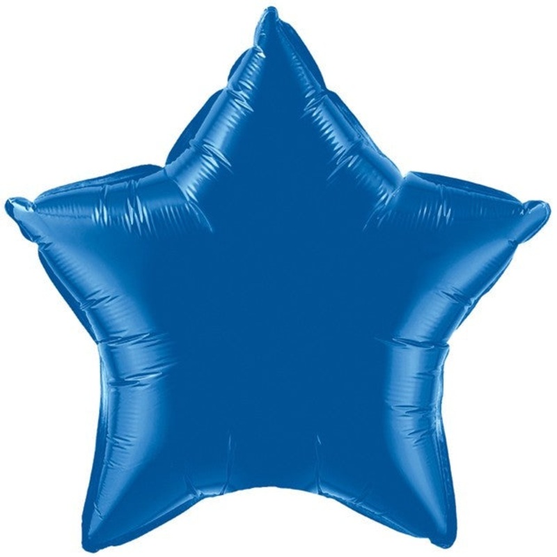 Blue Star Foil Balloon 19Inches