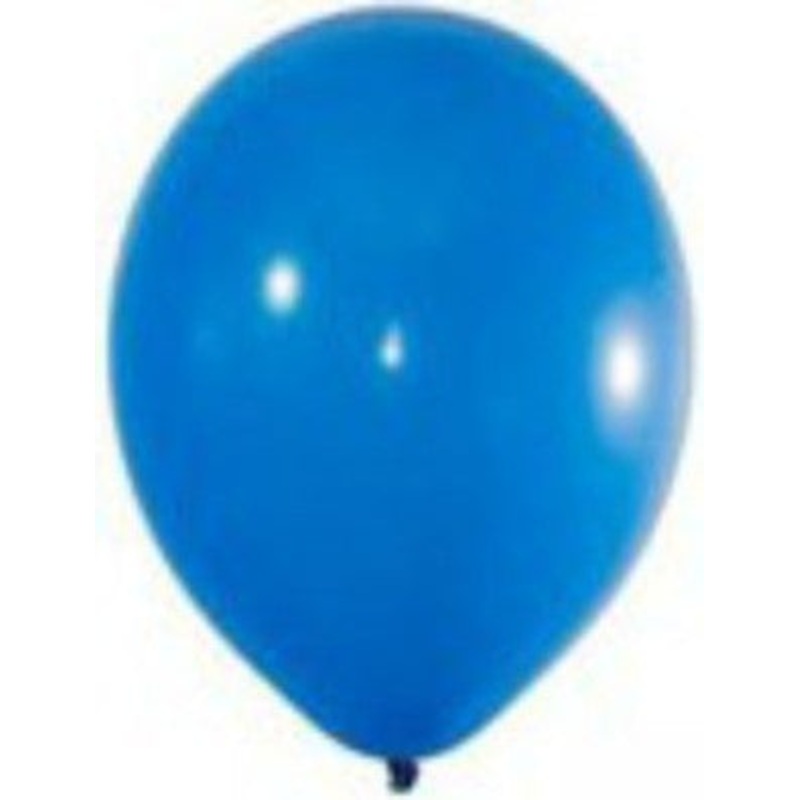 Bright Blue Latex Balloon 12Inches