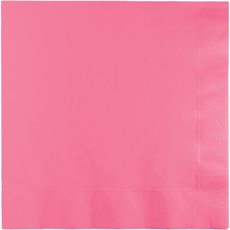 Candy Pink Beverage Napkin Pack of 20