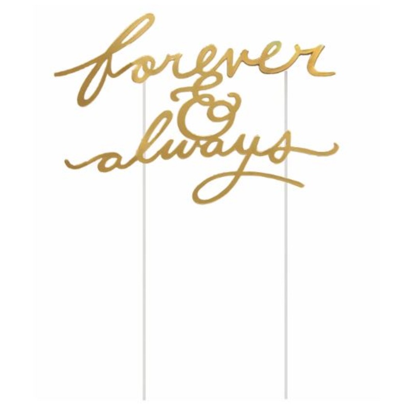 Forever & Always Cake Topper