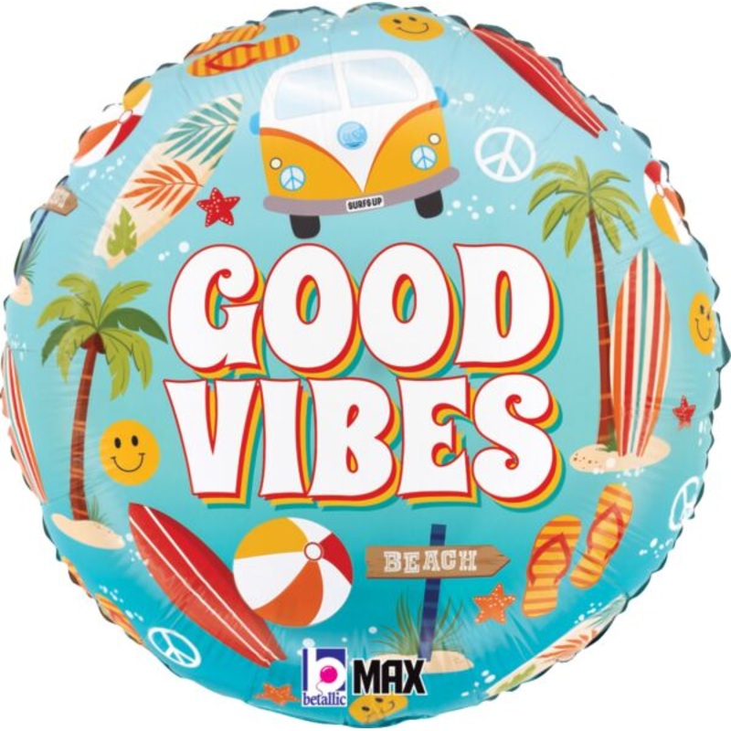 Good Vibes Foil Balloon 18Inches