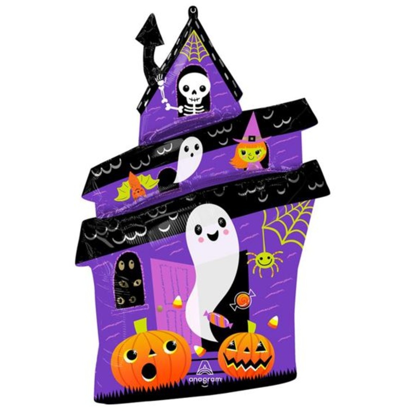 Halloween Haunted House Foil Balloon 32Inches