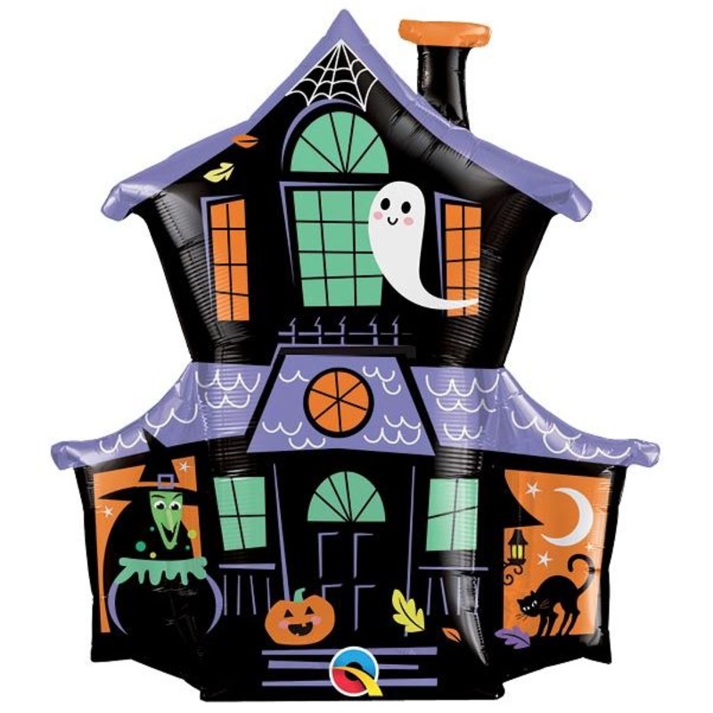 Halloween Haunted House Foil Balloon 37Inches
