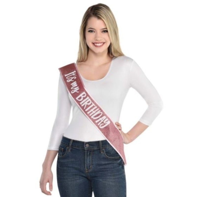 Rose Gold Deluxe Birthday Sash