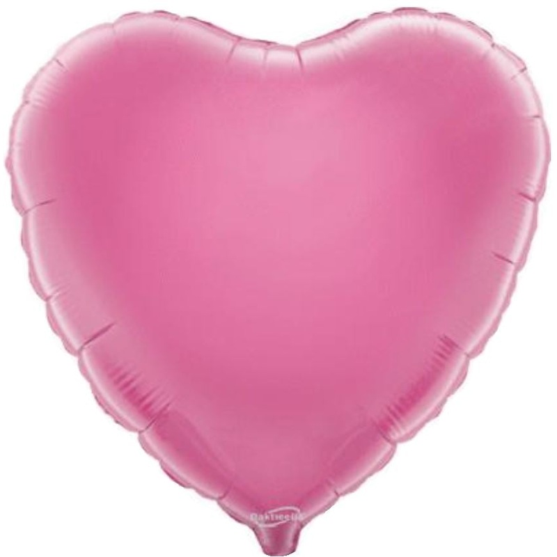 Rose Pink Heart Foil Balloon 18Inches