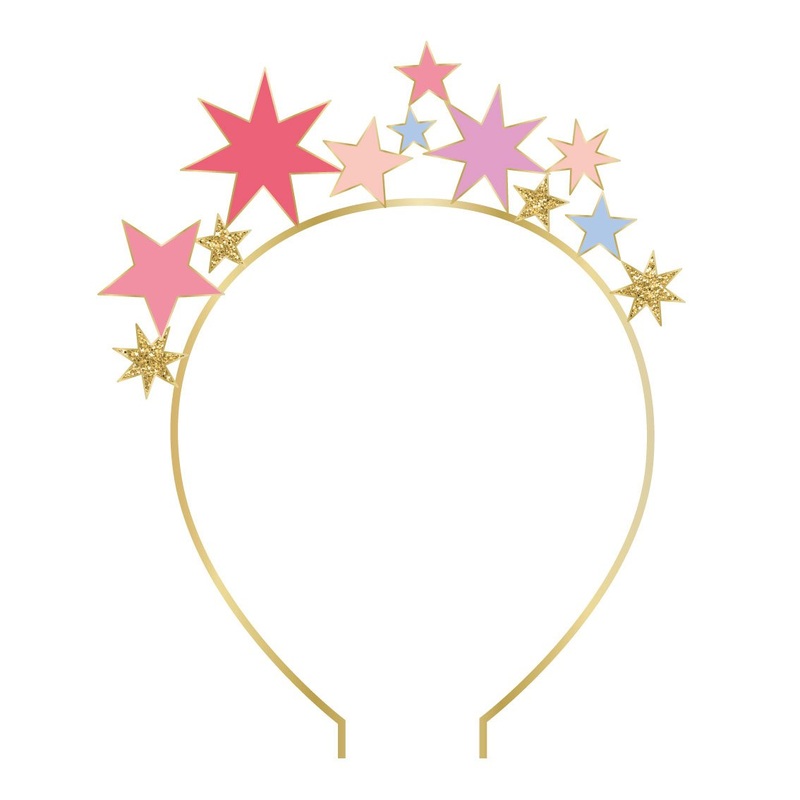 Rose Star Metal Headband