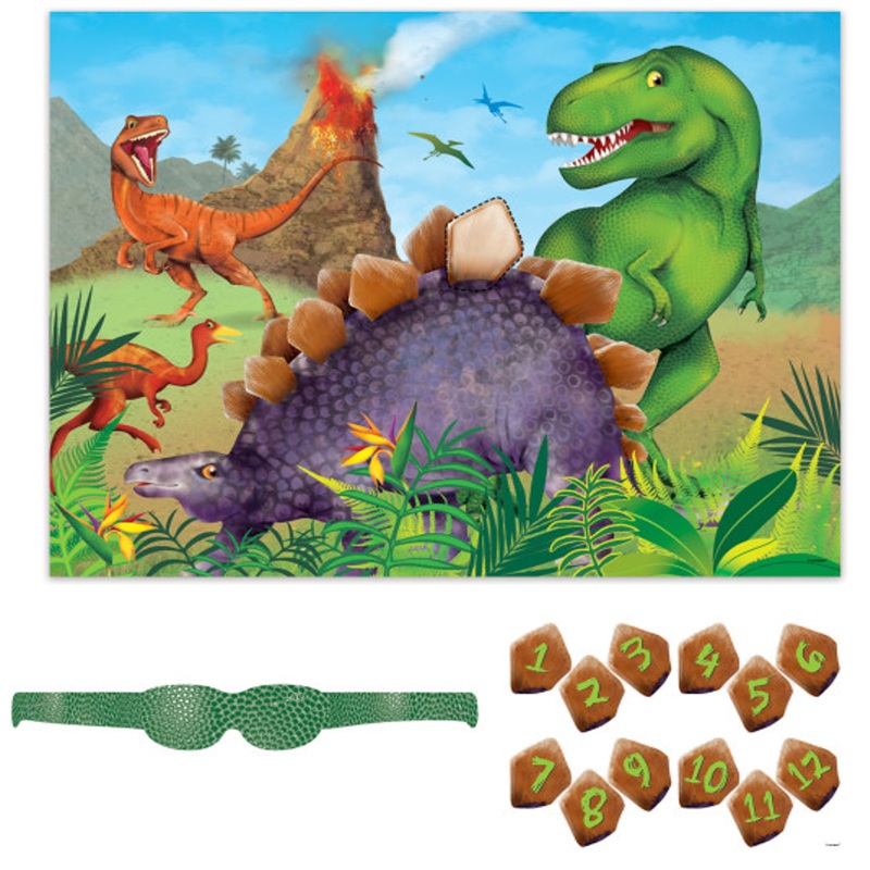 1 Pin the Bony Plate on the Dinosaur Game for 14