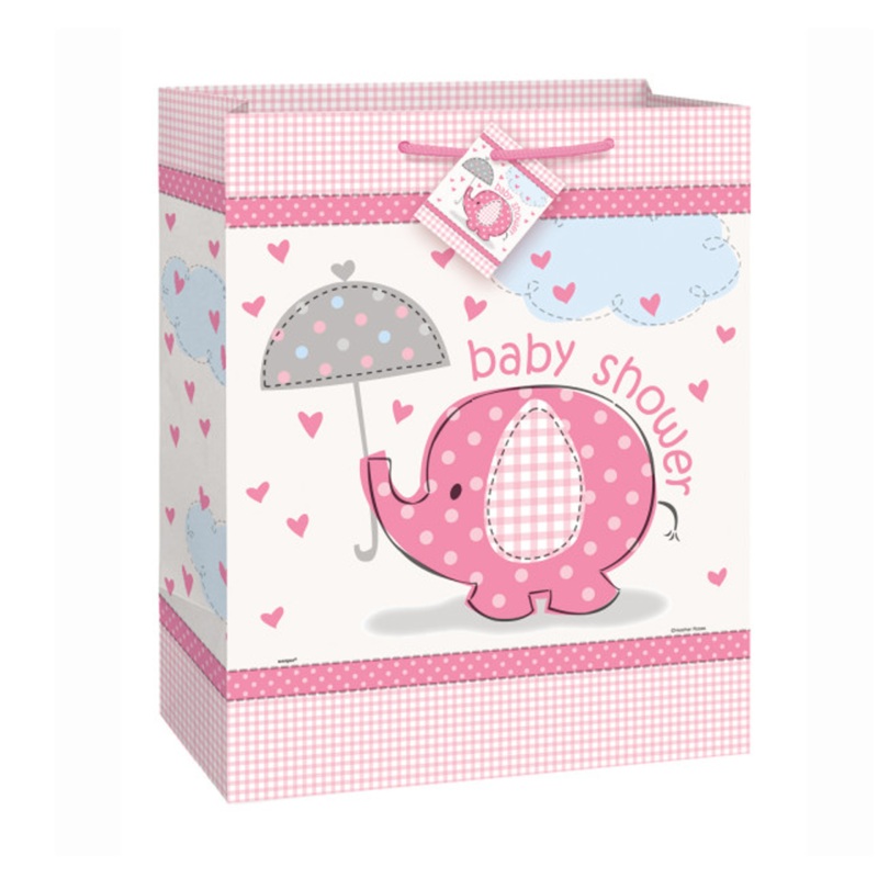 1 Umbrellaphants Pink Gift Bag