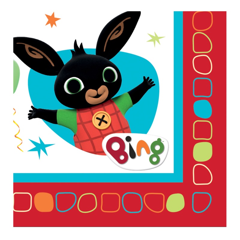 16 Bing Paper Luncheon Napkins