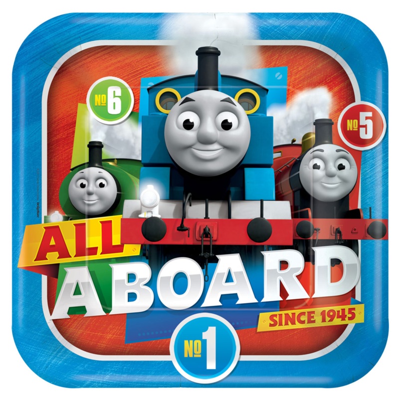 8 Thomas & Friends Dinner Plates 23 cm