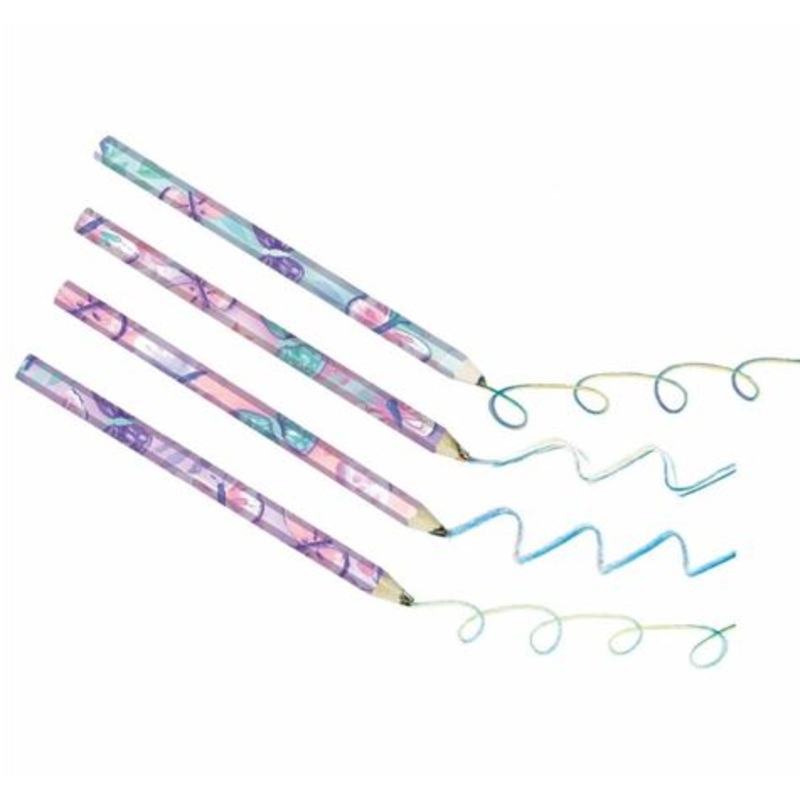Butterfly Flutter Multicolour Pencils Pack of 4