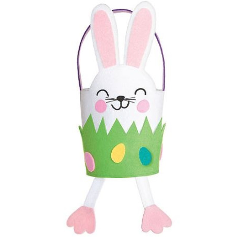 Easter Bunny Felt Basket
