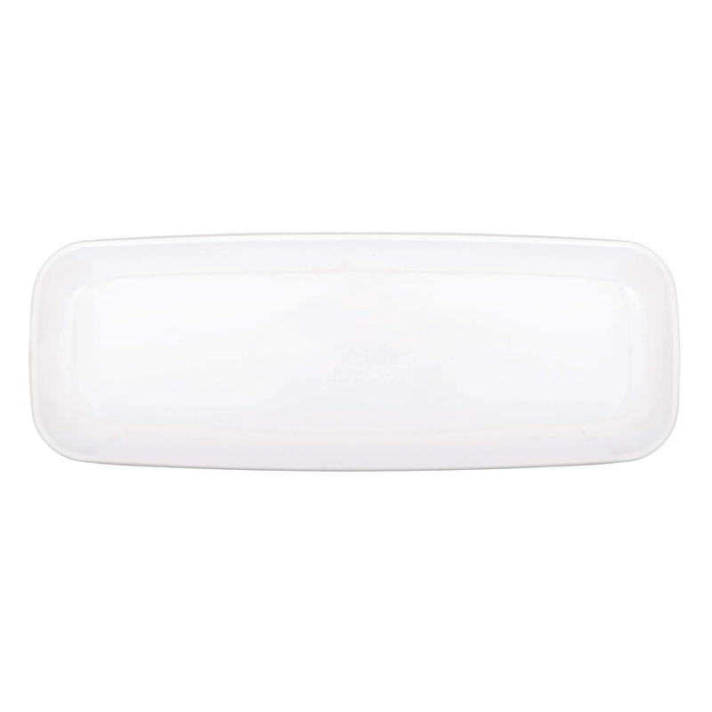 Recyclable Long Platter White