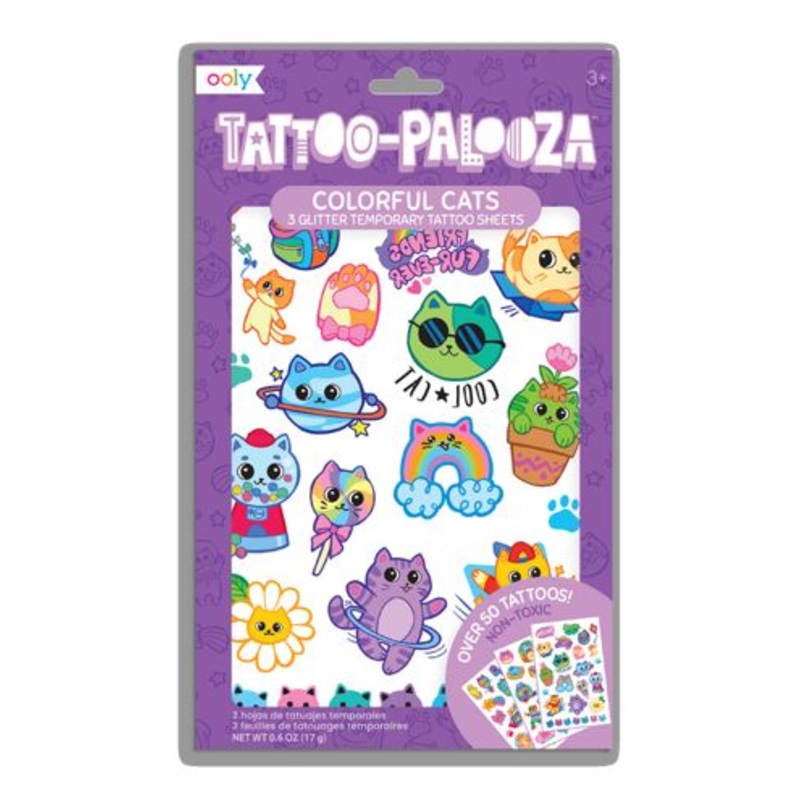 Tattoo Palooza - Colorful Cats