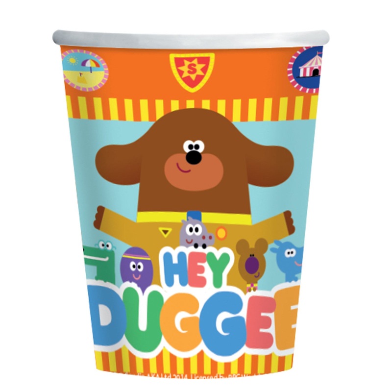 8 Hey Duggee Paper Cups 266ml