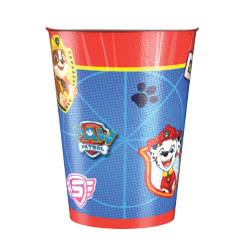 Blue Paw Patrol Paper Cups 266ml