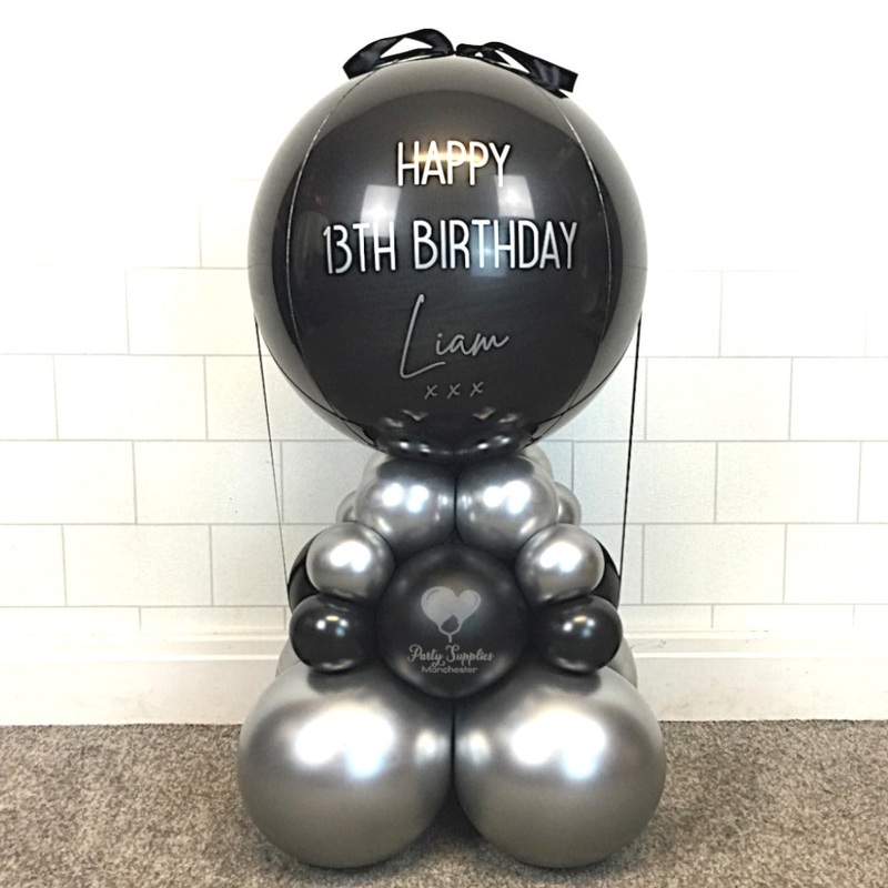 COLLECTION ONLY - 1 Black Money Balloon - Customer to Supply Money