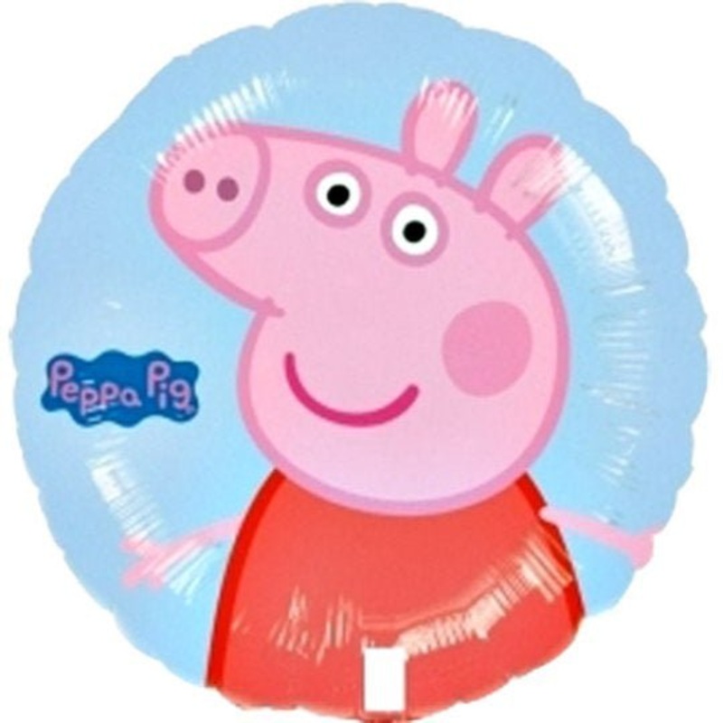 Blue Peppa Pig 18 Foil Balloon