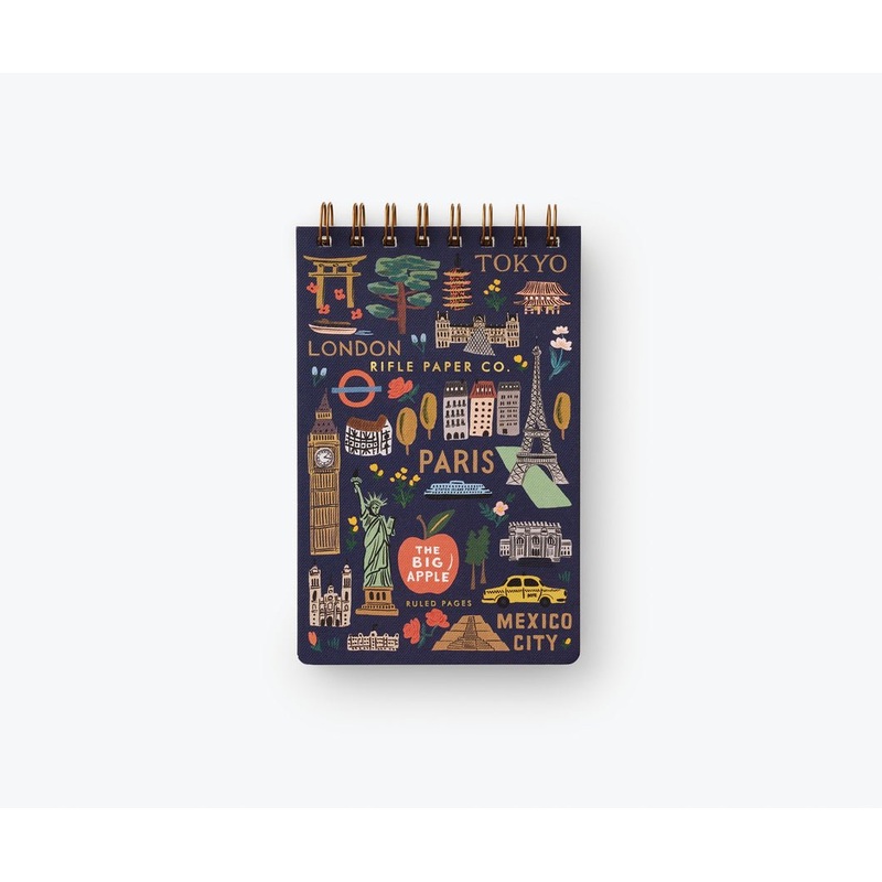 Bon Voyage  Small Top Spiral Notebook  Rifle Paper Co.