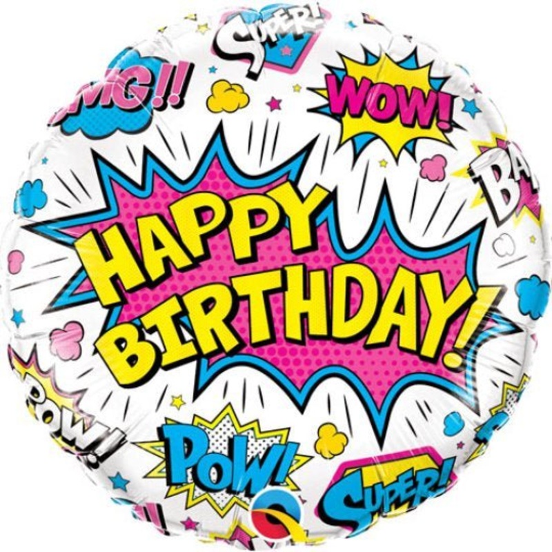 Bright Comic  Happy Birthday