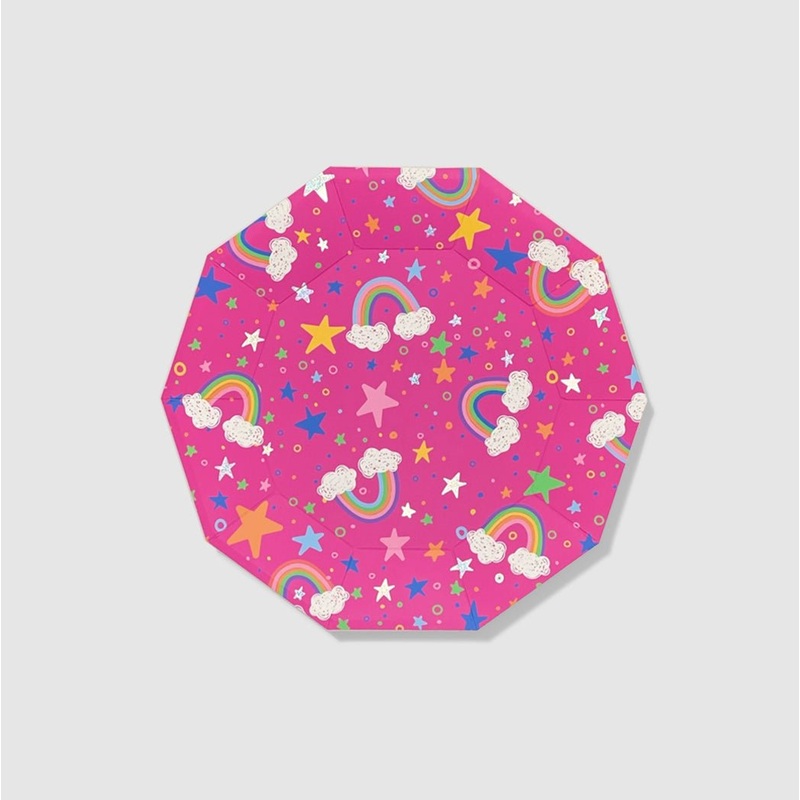 Rainbow  Large Plates (10pc)