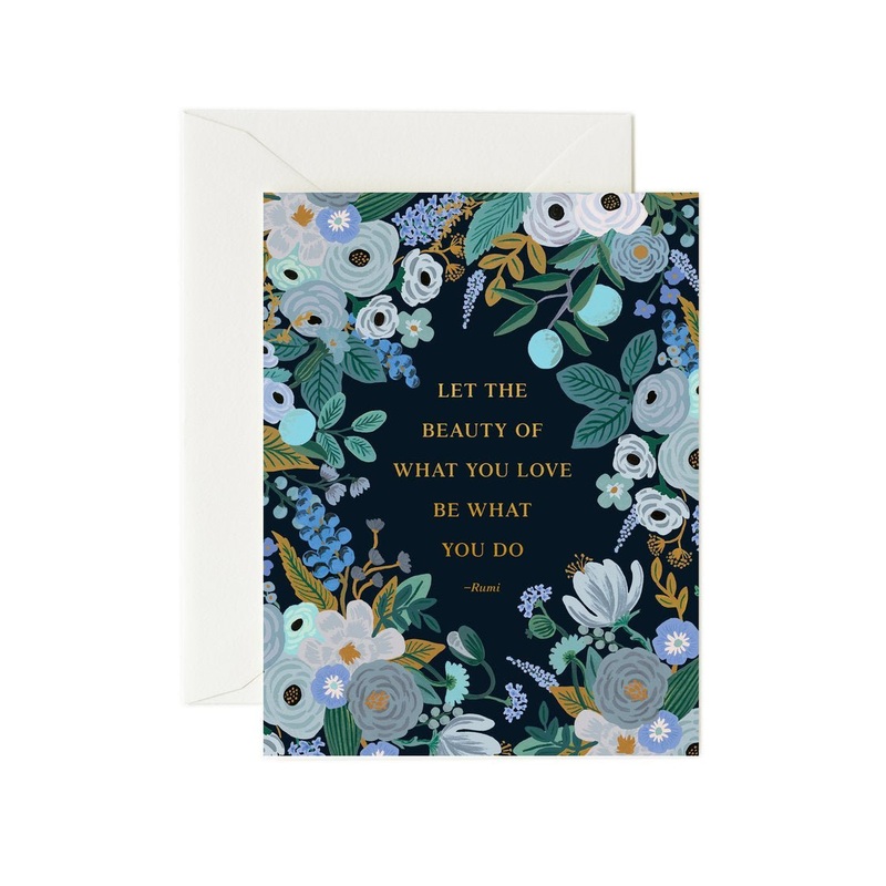 Rumi Quote  by Rifle Paper Co.