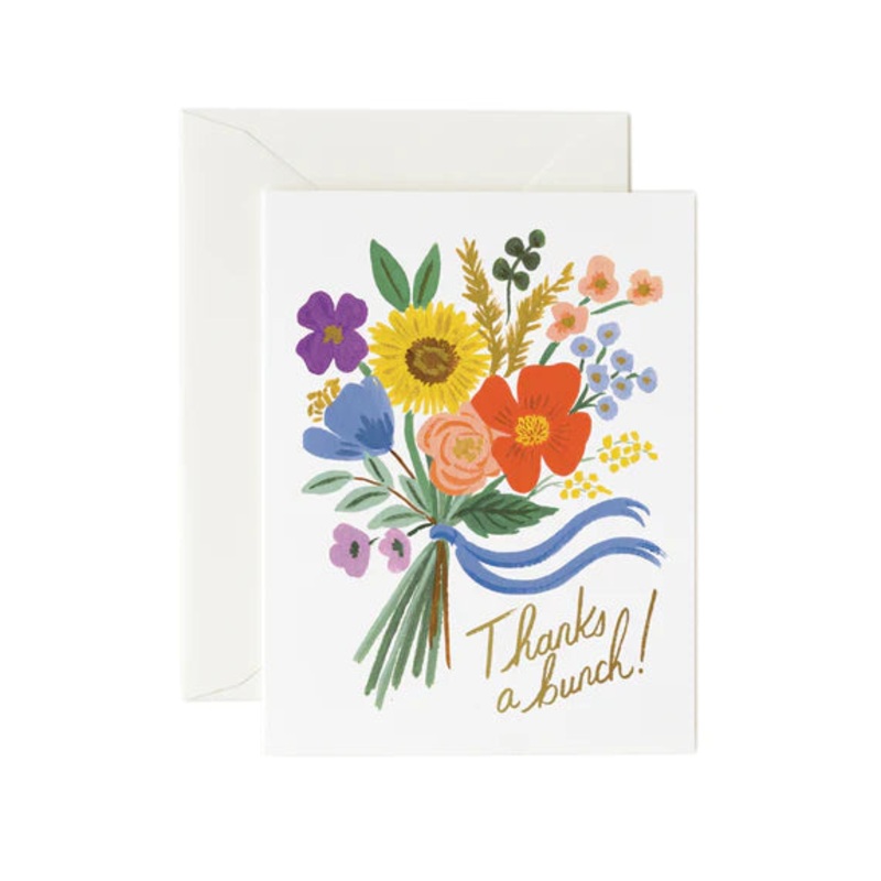 Thanks A Bunch  Thank You Card
