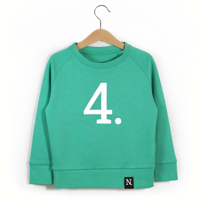 The Numbers - 4 Green Sweatshirt