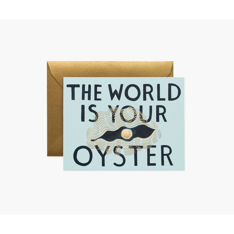 The World Is Your Oyster  by Rifle Paper Co.