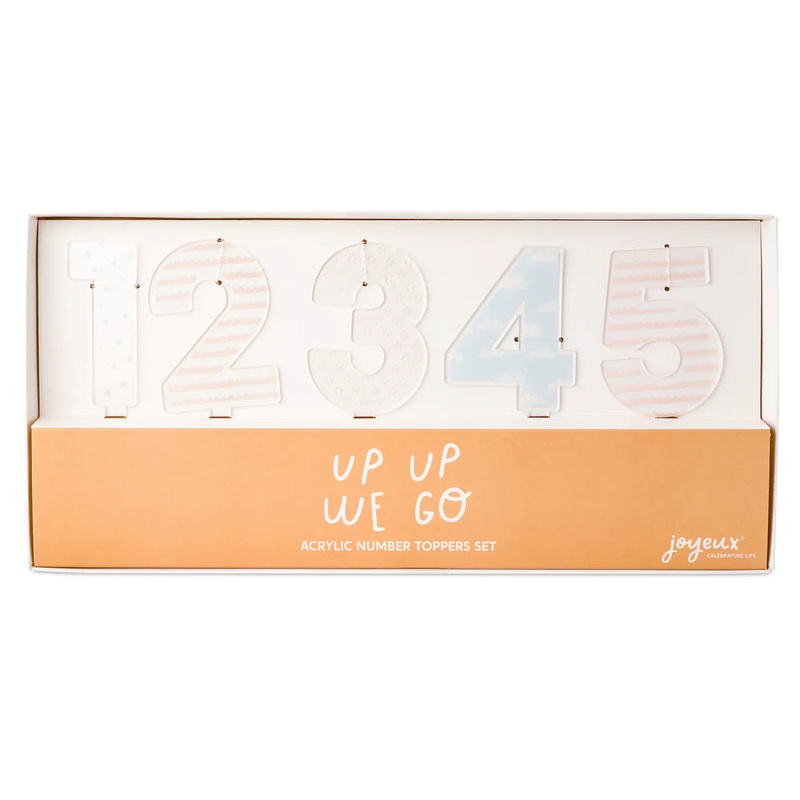 Up Up We Go  Acrylic Number Set 0-9