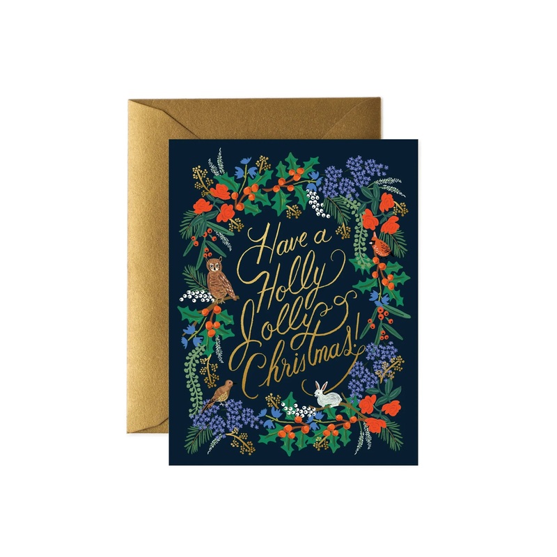 8 Festive Christmas Cards  Holly Jolly