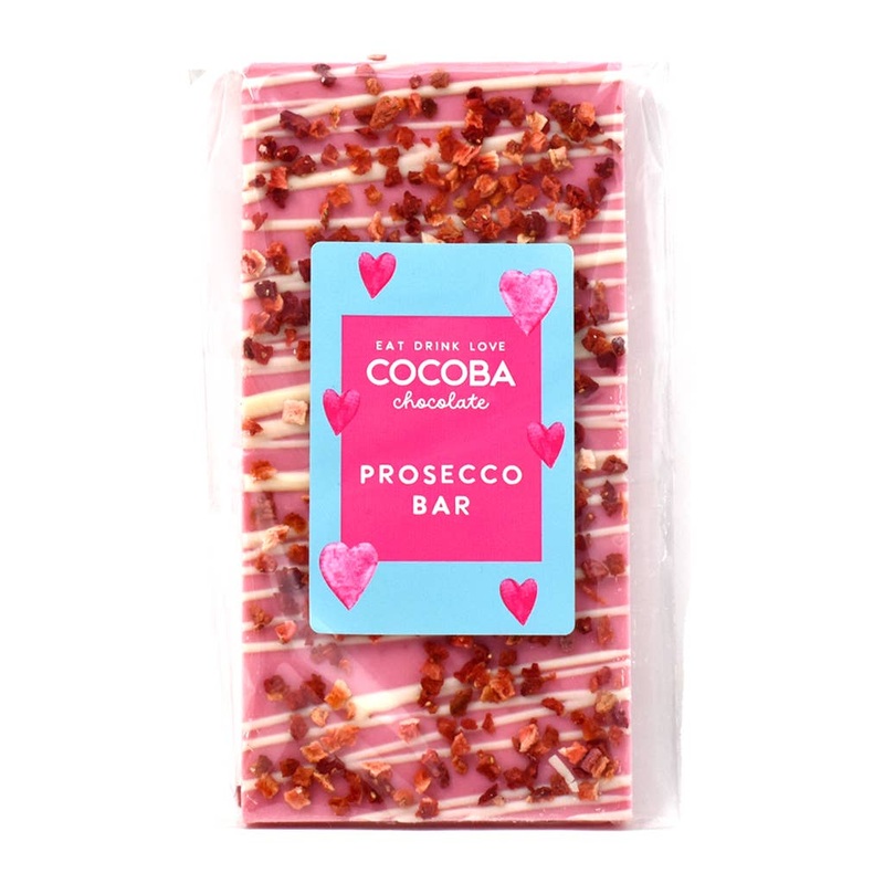 Cocoba Prosecco Flavoured  White Chocolate Bar