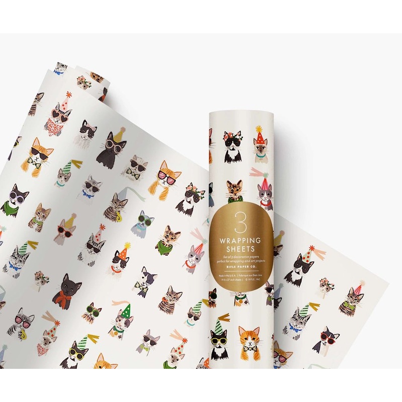 Cool Cats  Wrap Roll (3 Sheets)