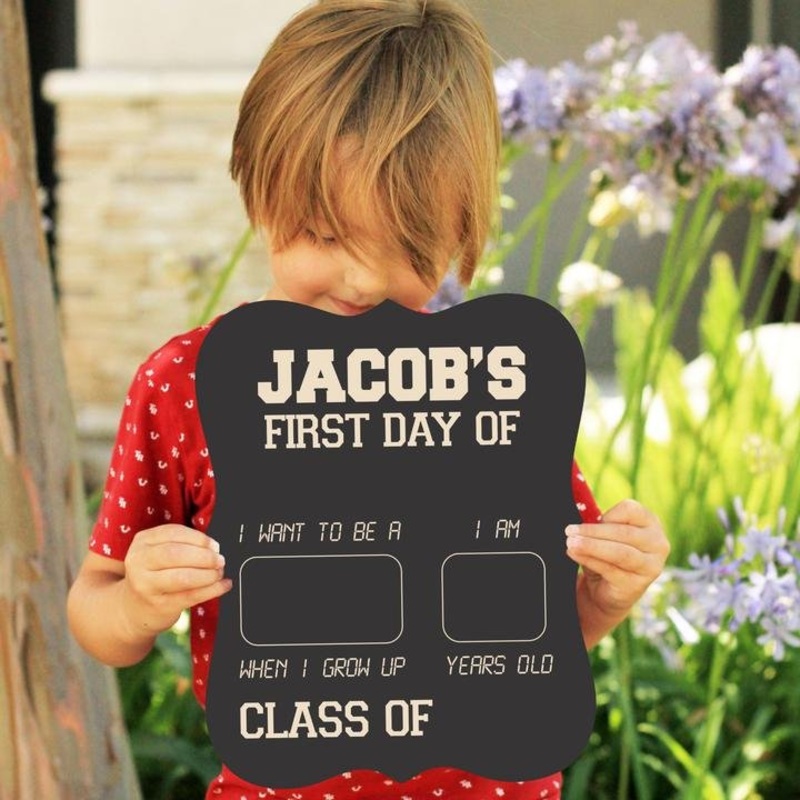 First Day Of School  Chalkboard Sign