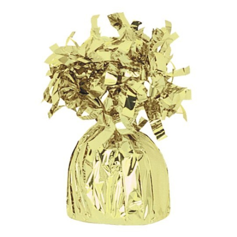 Gold 180g Frilly  Balloon Weight