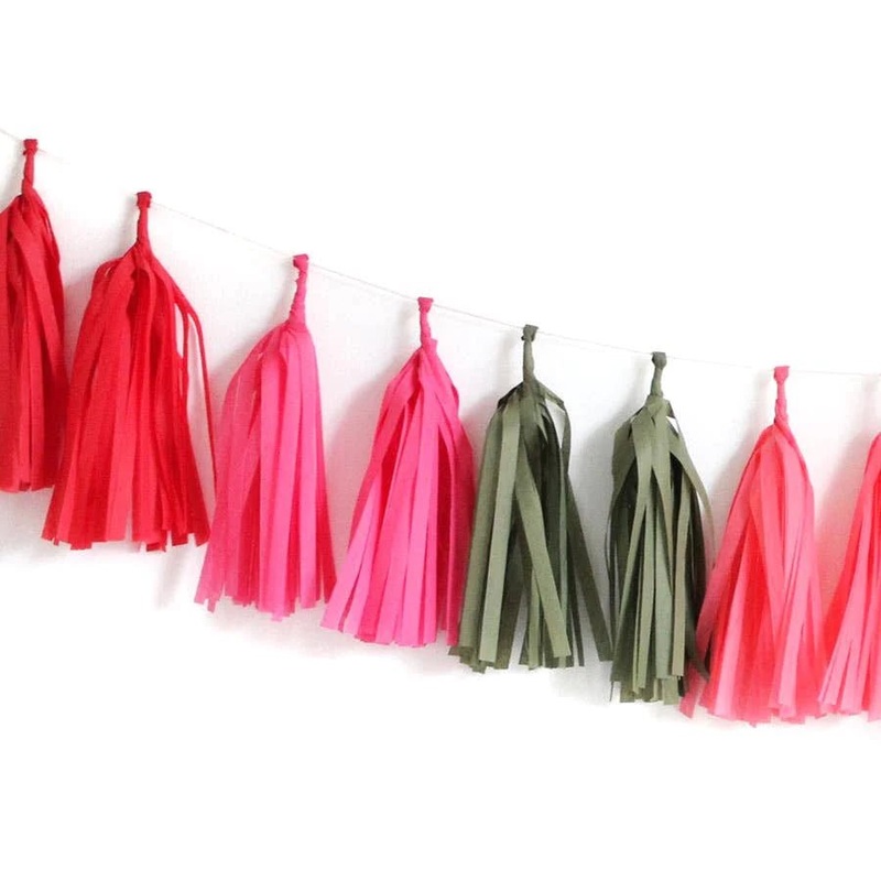 Poppy Tassel  Garland Kit