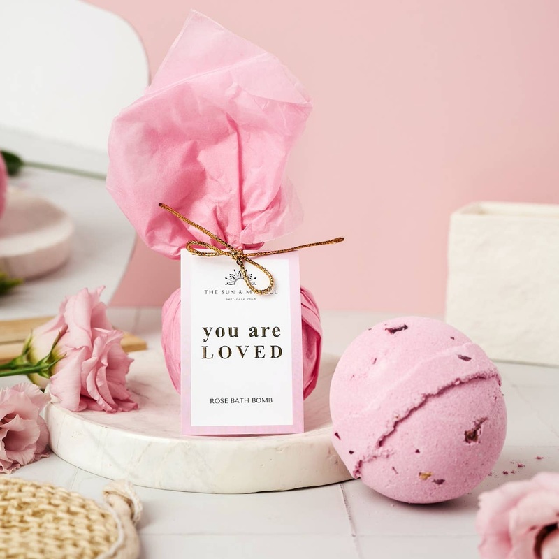 Self Love Rose Bath Bomb GiftYou Are Loved Luxury Bath Bomb