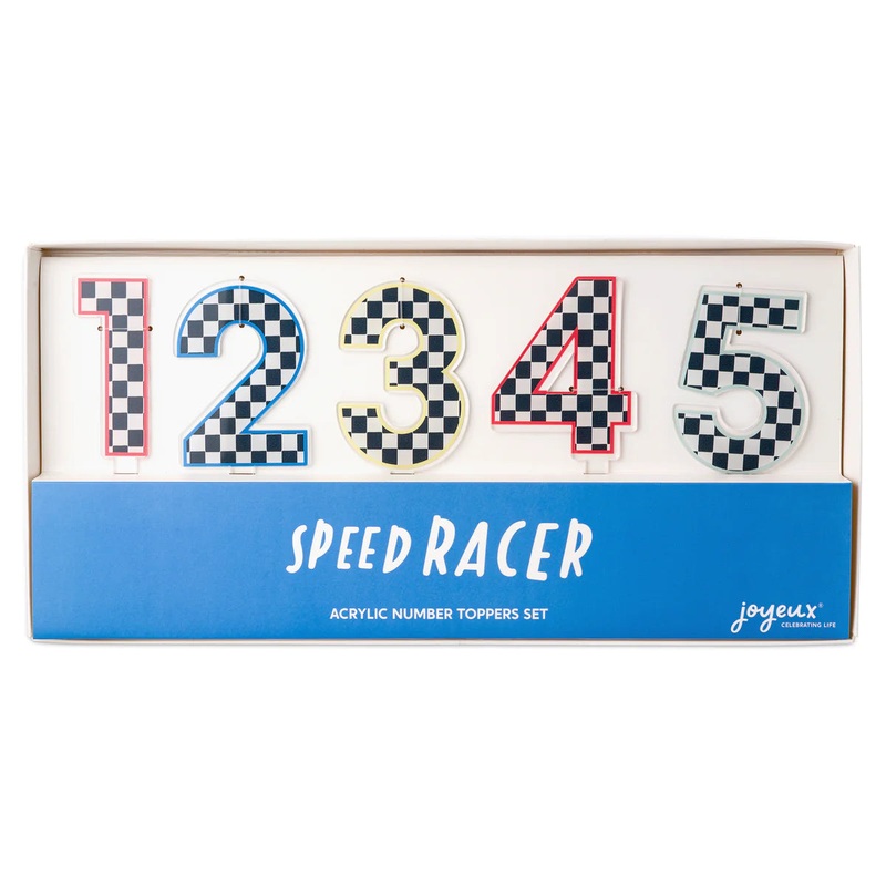Speed Racer  Acrylic Number Set 0-9