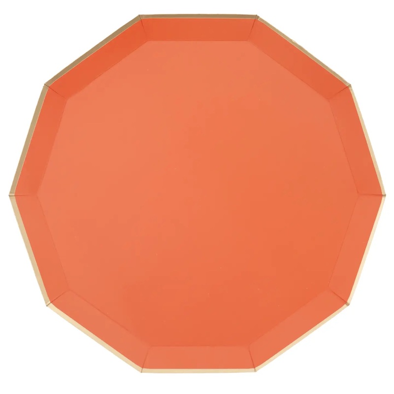 Sunkissed Orange Premium Dinner Plates