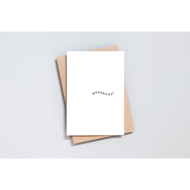 Wooohooo!  Congratulations Card