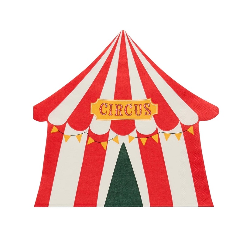 Circus Tent Paper Luncheon Napkins