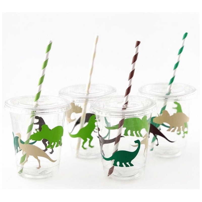 Dinosaur Party Plastic Cups 12ct