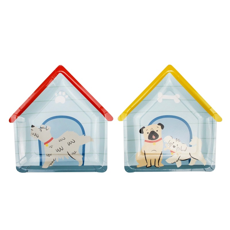 Dog House Shaped Party Plates