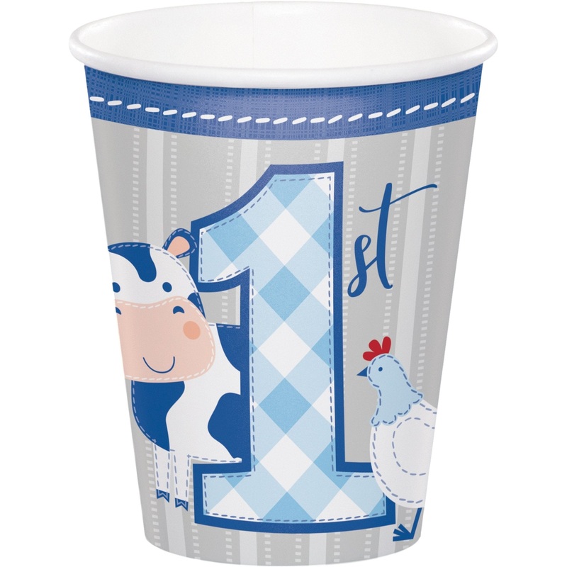 Farm Party "1st" Cups