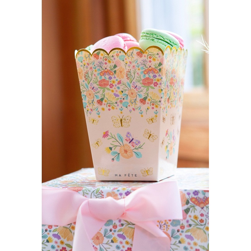 Floral Garden Treat Boxes 12ct