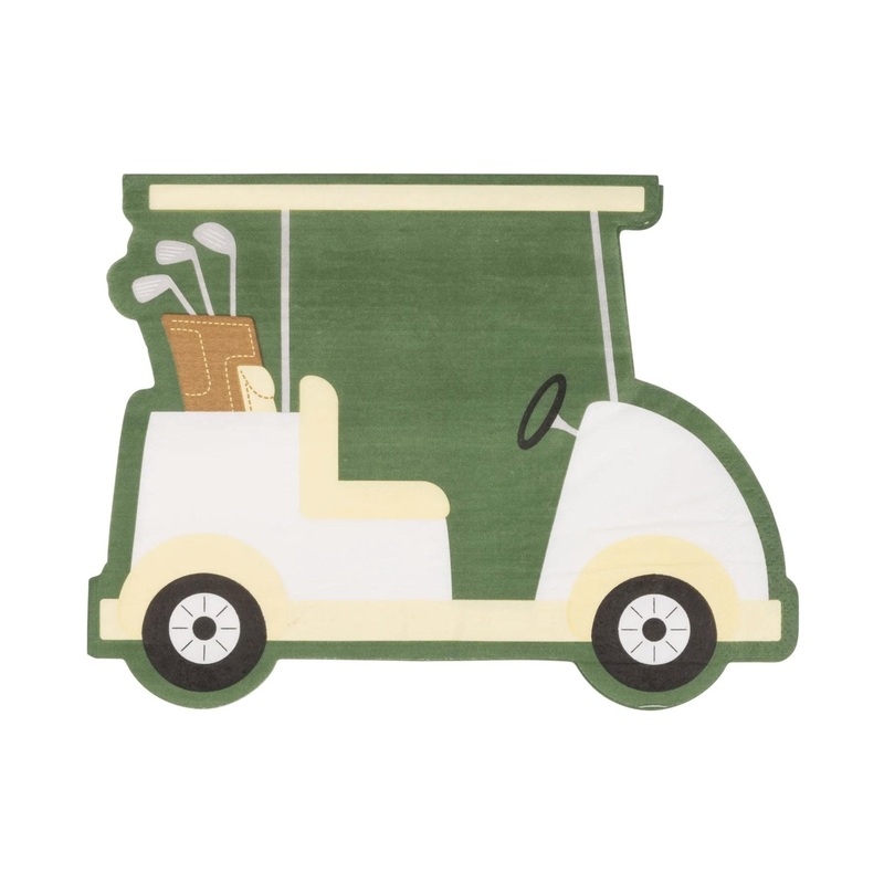 Golf Cart Party Napkins 24ct