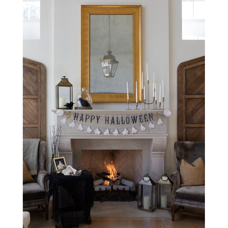 Happy Halloween Ghost Party Banner