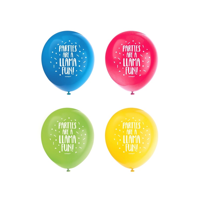 Llama Party Latex Balloons