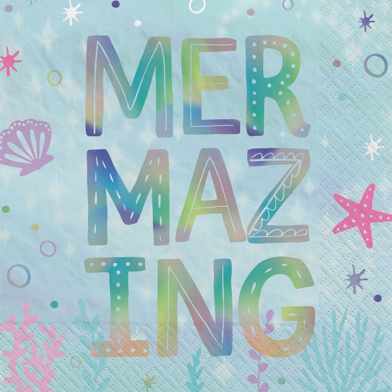 Mermaid Party "Mermazing" Napkins